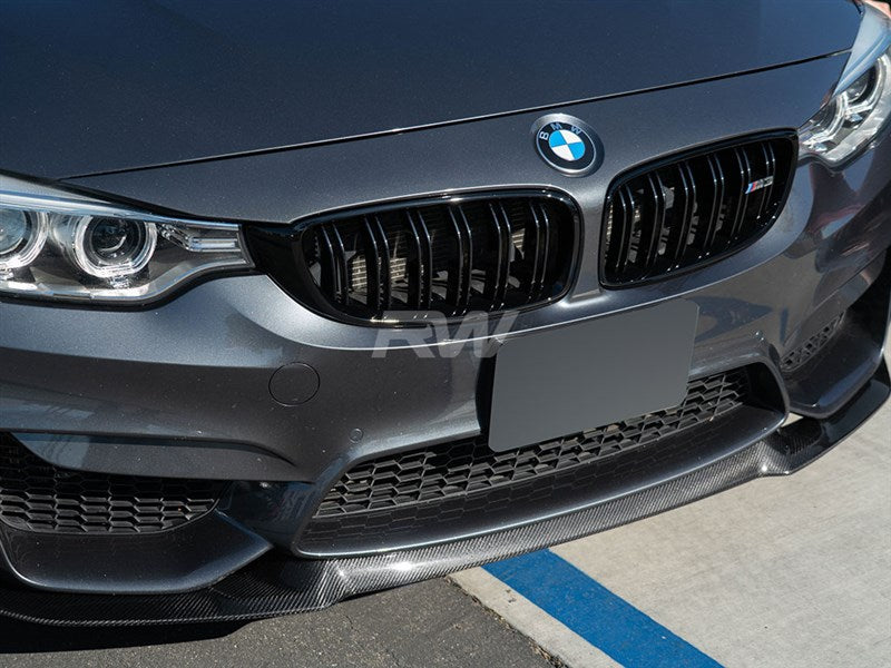 RW Carbon BMW F8X M3 M4 CS Style CF Front Lip Spoiler