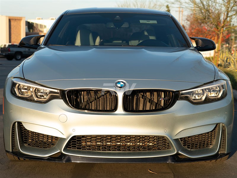 RW Carbon BMW F8X M3 M4 CS Style CF Front Lip Spoiler