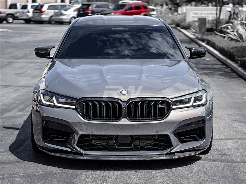 RW Carbon BMW F90 M5 LCI GTS Style Carbon Fiber Front Lip
