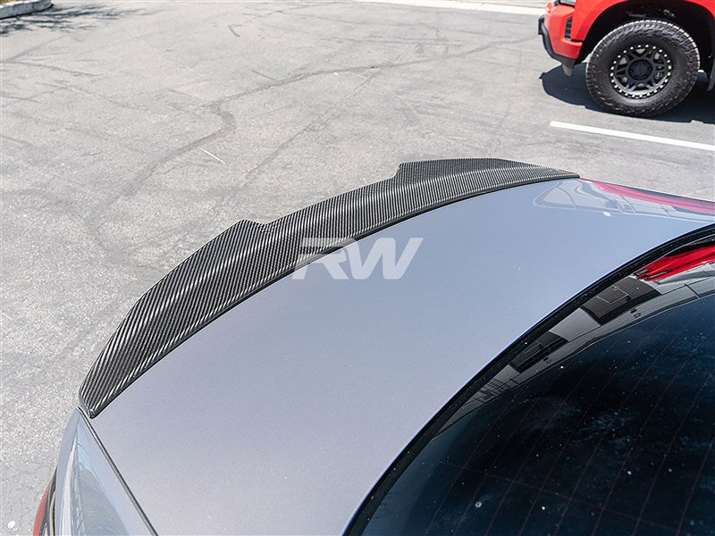 RW Carbon BMW G30 F90 GTX Carbon Fiber Trunk Spoiler