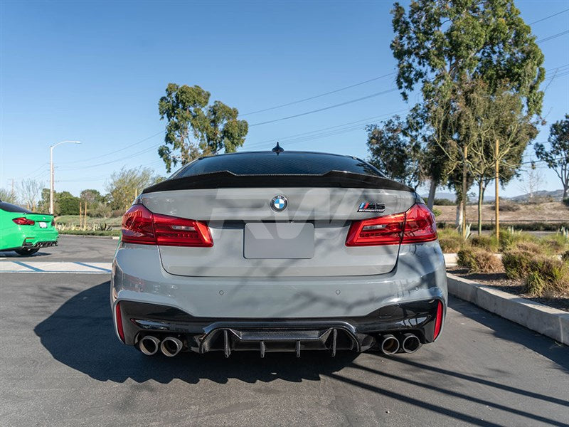 RW Carbon BMW G30 F90 GTX Carbon Fiber Trunk Spoiler