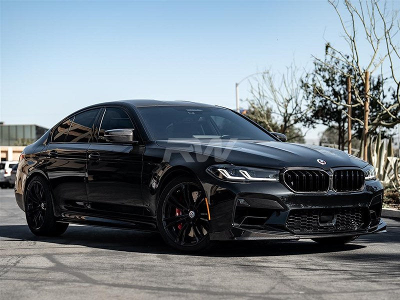 RW Carbon BMW G30 F90 3D Style CF Side Skirt Extensions