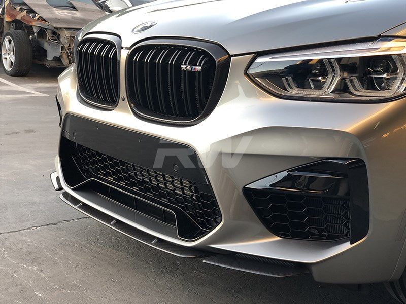 RW Carbon BMW F97 X3M/F98 X4M Carbon Fiber Front Lip Spoiler