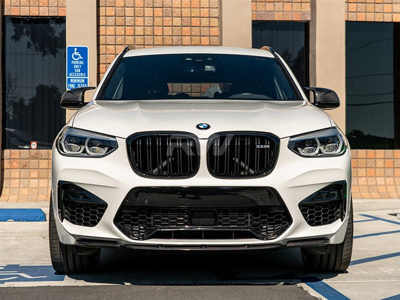 RW Carbon BMW F97 X3M/F98 X4M Carbon Fiber Front Lip Spoiler