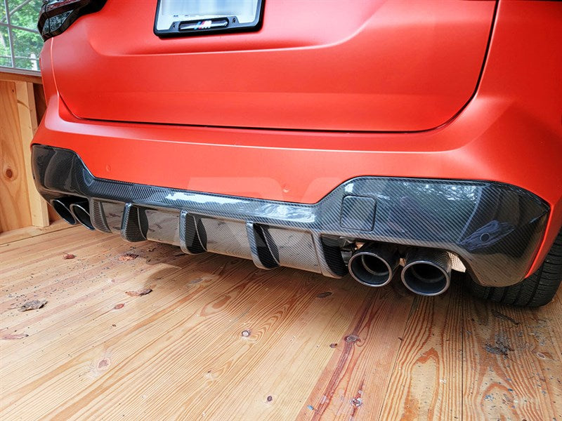 RW Carbon BMW F97 X3M LCI Carbon Fiber DTM Diffuser