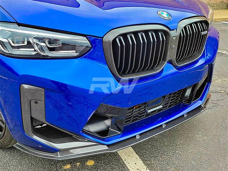 RW Carbon BMW F97 X3M F98 X4M LCI RWS Carbon Fiber Front Lip