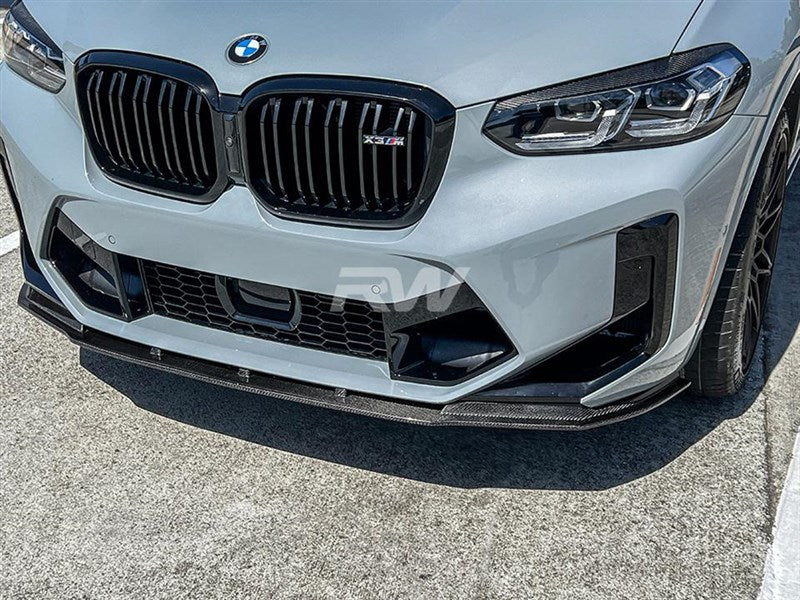 RW Carbon BMW F97 X3M F98 X4M LCI RWS Carbon Fiber Front Lip