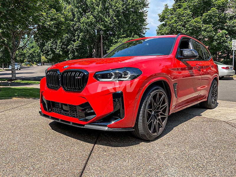 RW Carbon BMW F97 X3M F98 X4M LCI RWS Carbon Fiber Front Lip