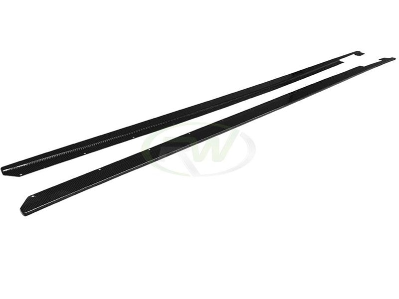 RW Carbon BMW G20 3 Series Carbon Fiber Side Skirt Extensions
