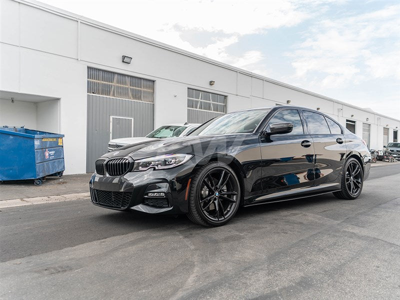 RW Carbon BMW G20 3 Series Carbon Fiber Side Skirt Extensions