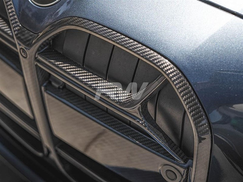 RW Carbon BMW G22 G23 4-Series CSL Style Carbon Fiber Grille