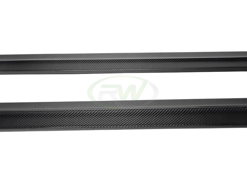 RW Carbon BMW G80 M3 RWS Carbon Fiber Side Skirt Extensions