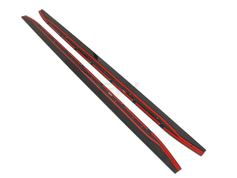 RW Carbon BMW G82 G83 M4 RWS Carbon Fiber Side Skirt Extensions