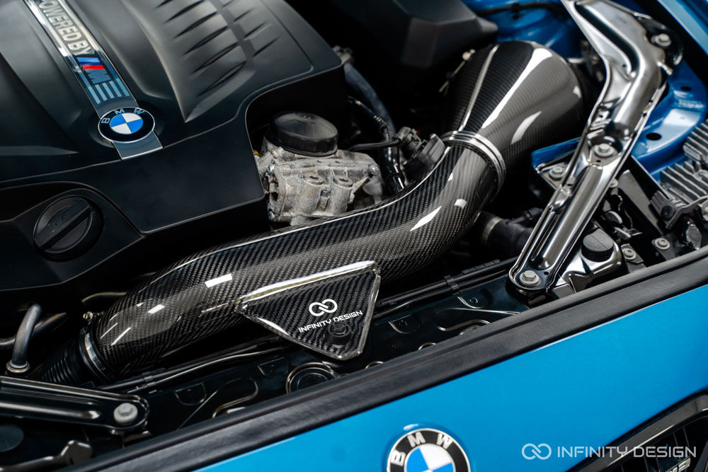 Infinity Design Gloss Carbon Intake for BMW F2X/F3X/F87 335i, M235i, 435i, M2 N55