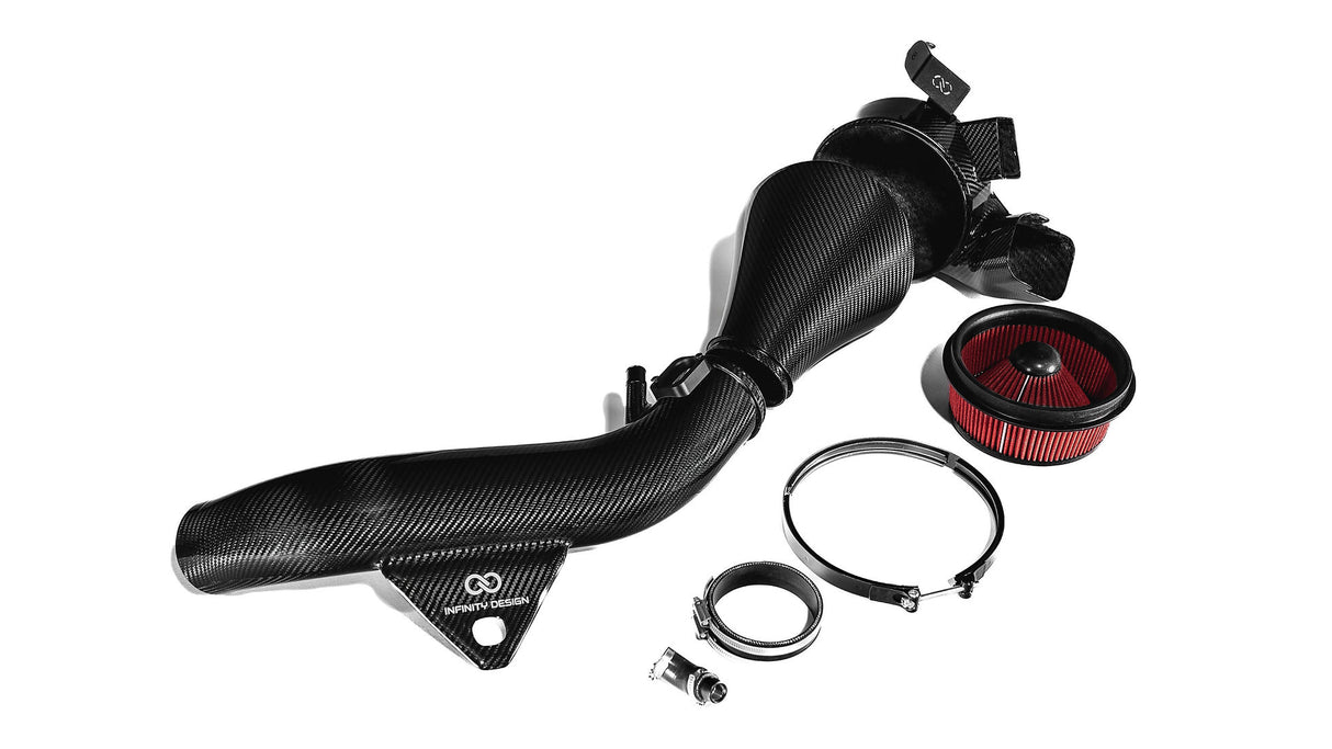Infinity Design Gloss Carbon Intake for BMW F2X/F3X/F87 335i, M235i, 435i, M2 N55
