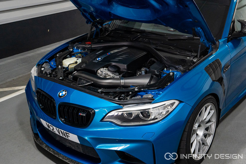 Infinity Design Gloss Carbon Intake for BMW F2X/F3X/F87 335i, M235i, 435i, M2 N55