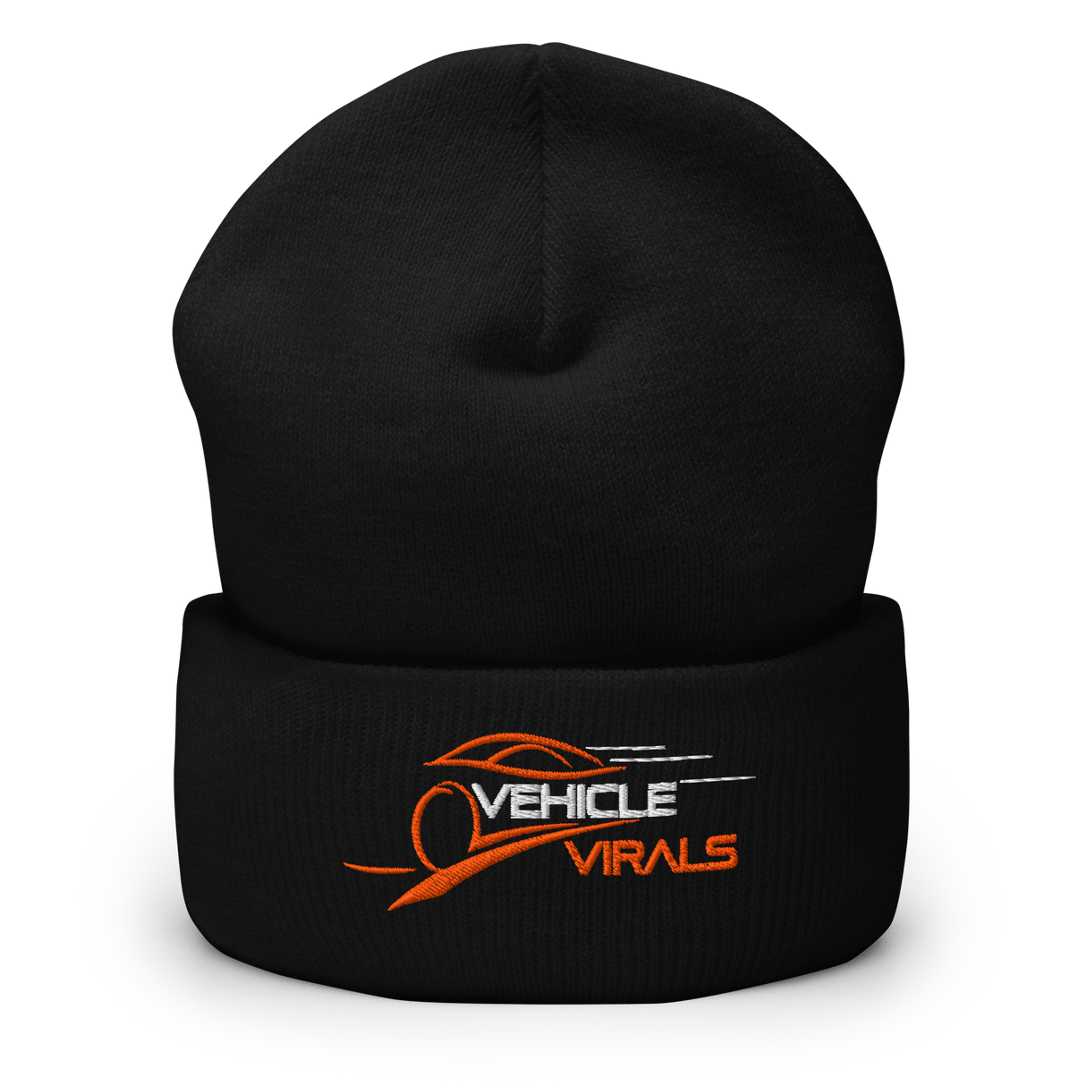Vehicle Virals Logo Cuffed Beanie (Black)