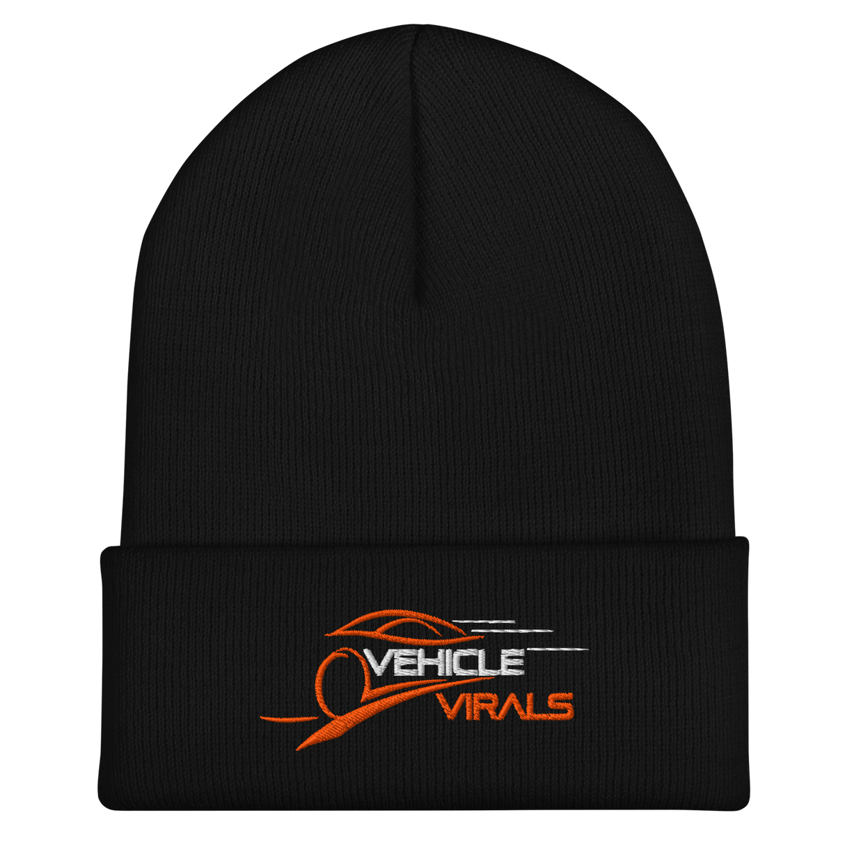 Vehicle Virals Logo Cuffed Beanie (Black)