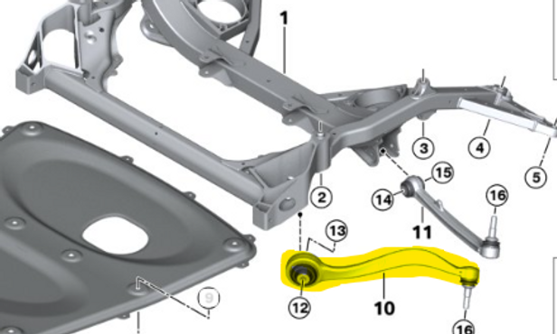 SLG Adjustable Front Tension Arm Kit