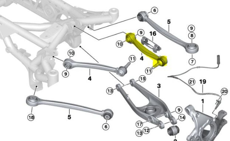 SLG BMW E8X/E9X Adjustable Camber Arms