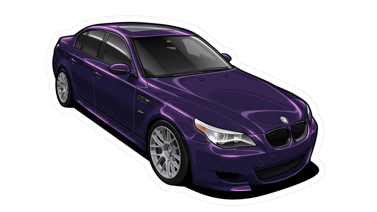 E60 M5 Graphic Sticker