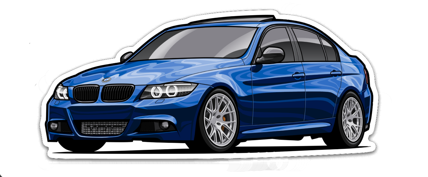 E90 335i Graphic Sticker