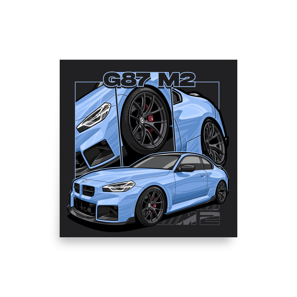 G87 M2 Collage Matte Paper Poster
