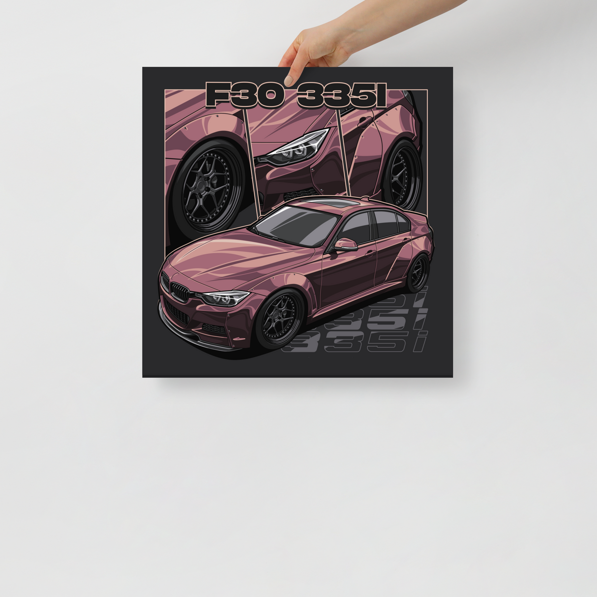 F30 335i Collage Matte Paper Poster