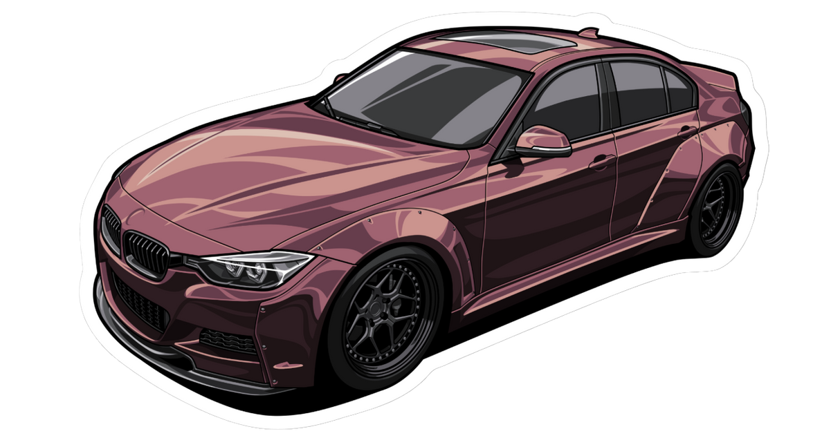 F30 335i Widebody Graphic Sticker