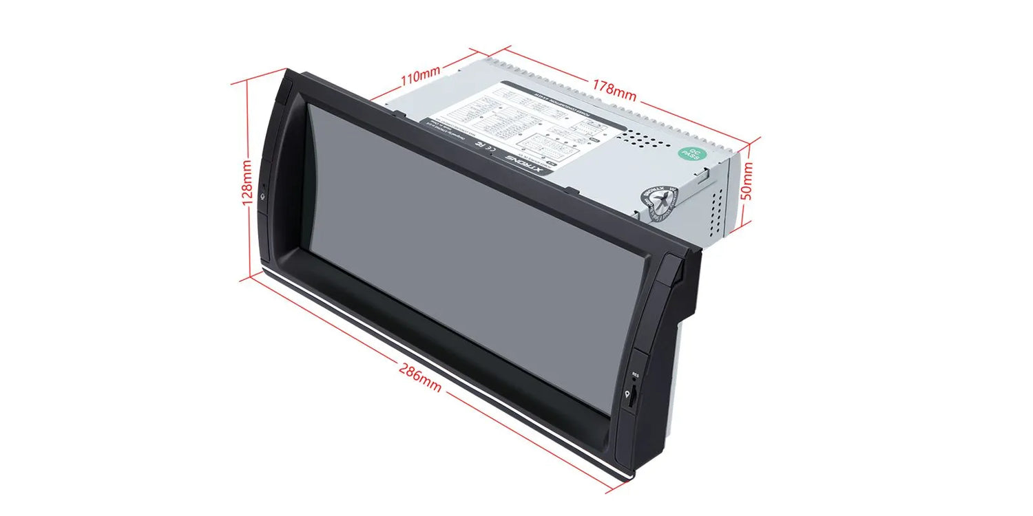 Xtrons 10.25'' Head Unit Display Upgrade For BMW X5 E53 1999-2006 | 4GB & 64GB ROM