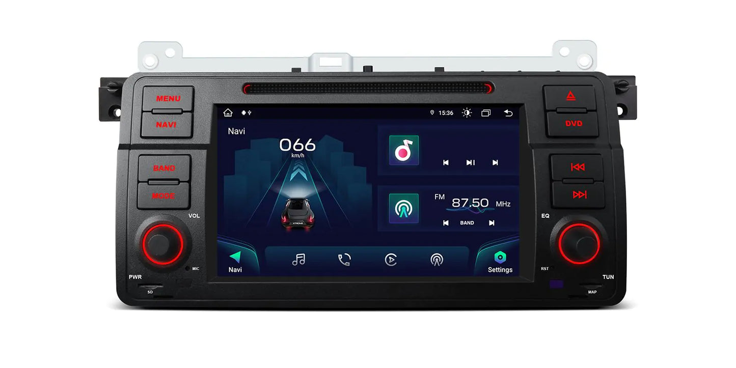Xtrons Head Unit For BMW E46 (1998- 2006) M3 Sedan Coupe Convertible | Octa Core | 4GB RAM & 64GB ROM |