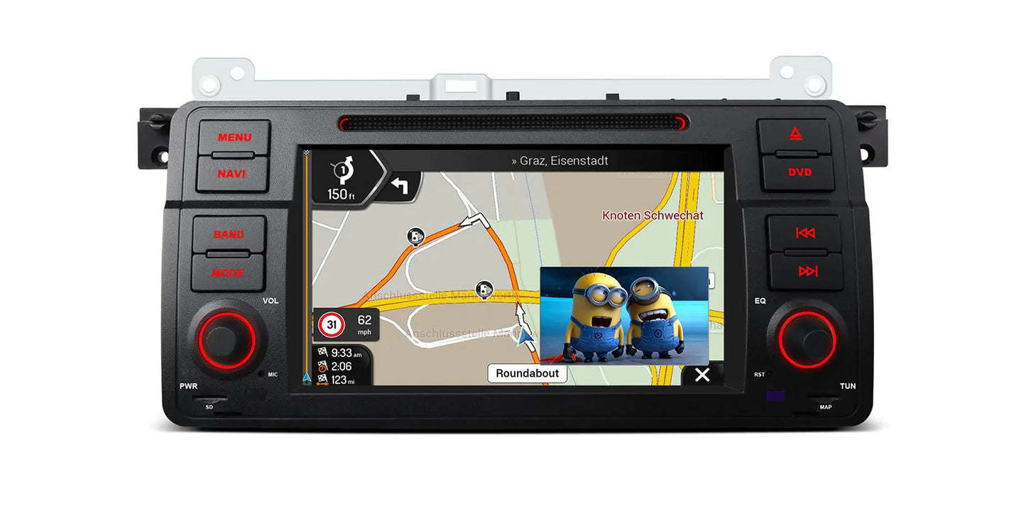 Xtrons Head Unit For BMW E46 (1998- 2006) M3 Sedan Coupe Convertible | Octa Core | 4GB RAM & 64GB ROM |