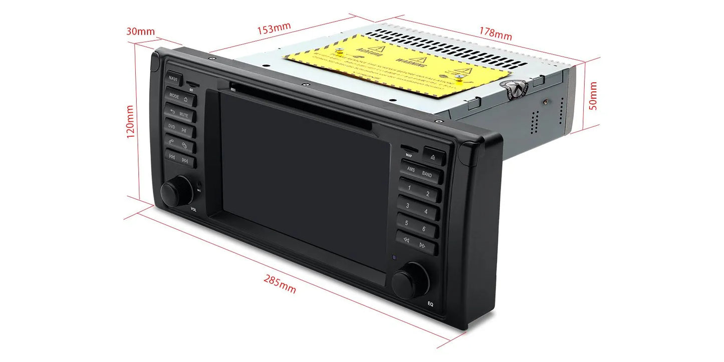 Xtrons Head Unit for 99'-03' BMW M5/95'-03' E39 Non M |Octa Core |4GB RAM & 64GB ROM |