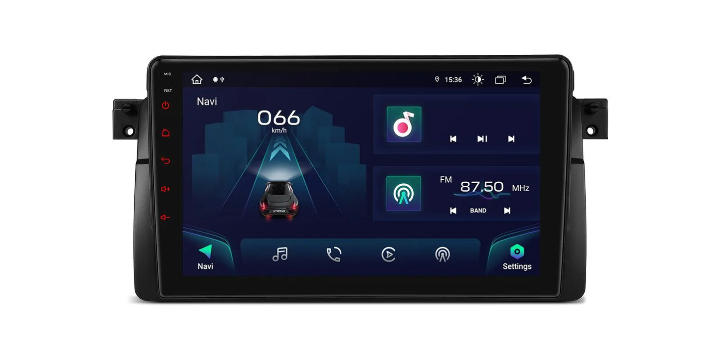 Xtrons Head Unit for 98-06 BMW E46/M3 |Octa Core |4GB RAM & 64GB ROM |