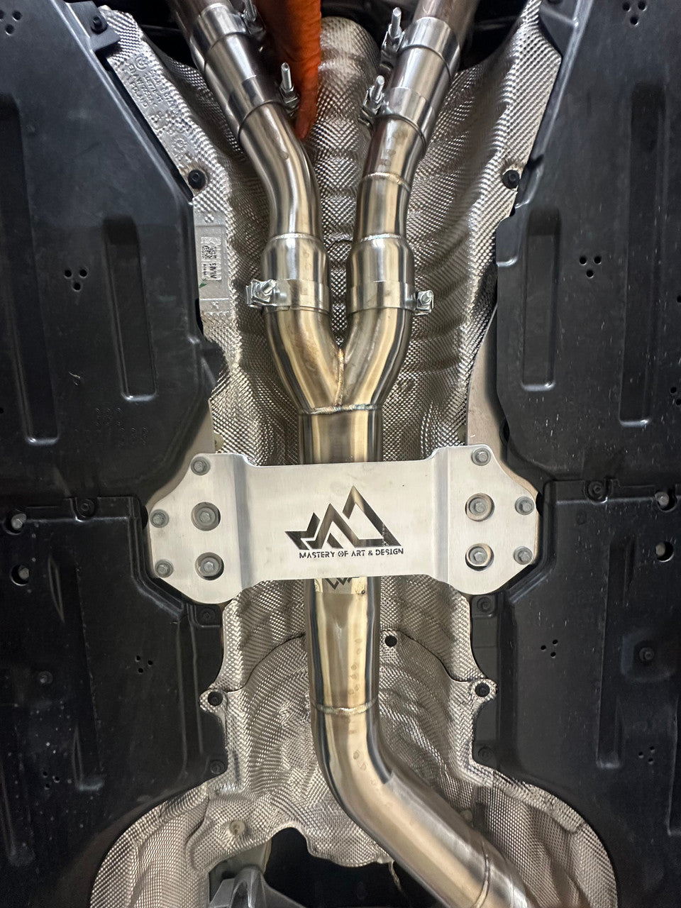 MAD BMW S58 4" Fat Boy Single Midpipe M3 M4 G80 G82