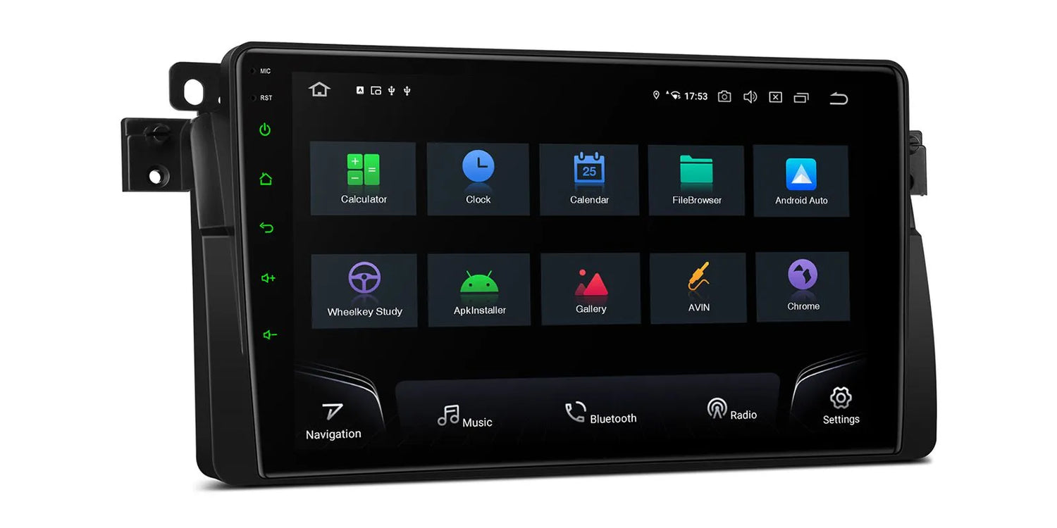 Xtrons 9'' Head Unit Display Upgrade For BMW E46 3 Series/M3 1998-2006 | 8GB RAM & 256GB ROM