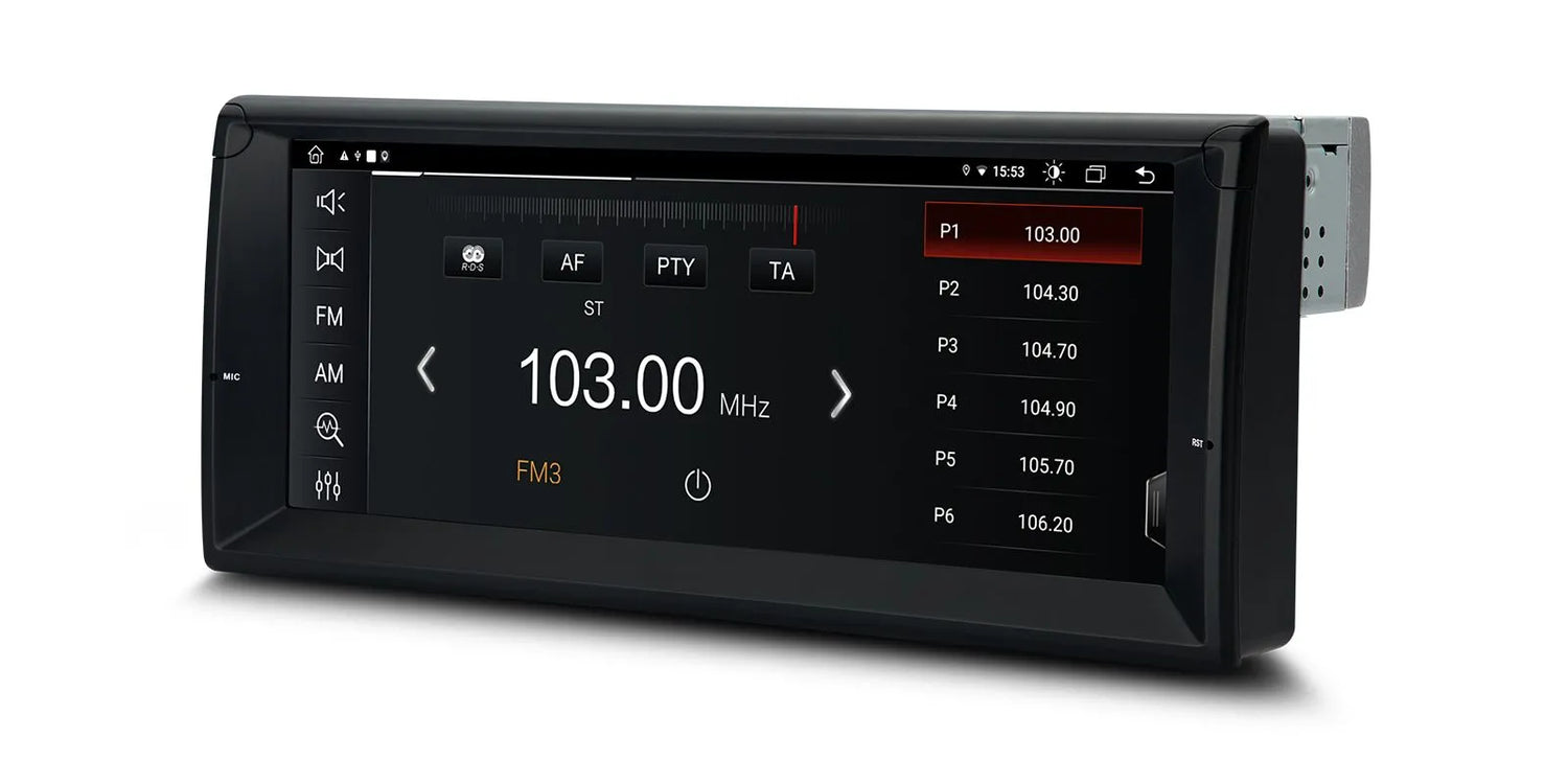 Xtrons 10.25" Head Unit Display Upgrade For BMW 5 Series E39 1997-2003 & BMW 7 Series E38 1996-2002 | 4GB RAM & 64GB ROM