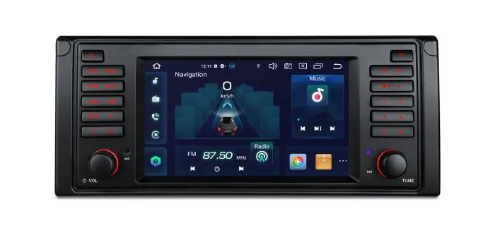 Xtrons 7'' Head Unit Display Upgrade For BMW E39 1997-2003 | 4GB RAM & 64GB ROM