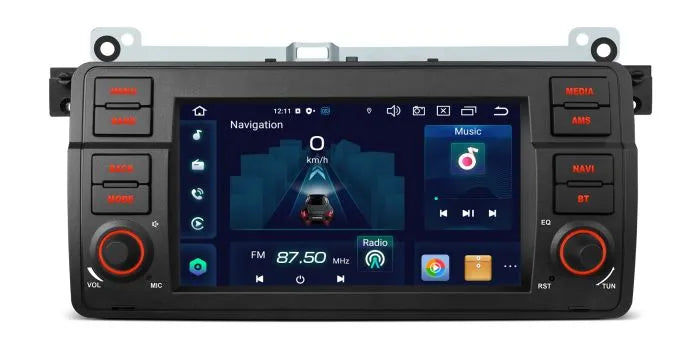 Xtrons 7'' Head Unit Display Upgrade For BMW E46 3 series/M3 1998-2006 | 4GB RAM & 64GB ROM
