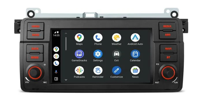 Xtrons 7'' Head Unit Display Upgrade For BMW E46 3 series/M3 1998-2006 | 4GB RAM & 64GB ROM