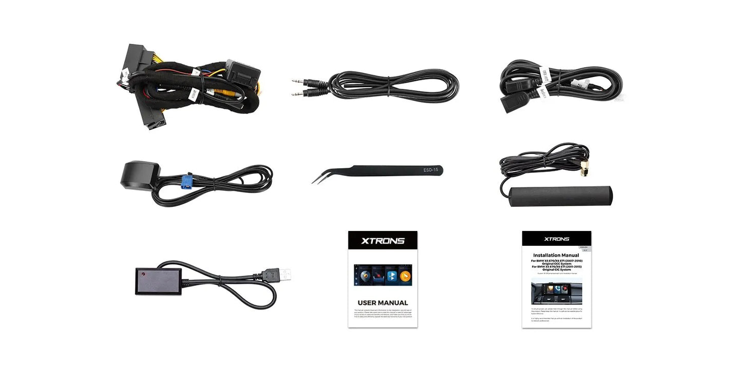Xtrons Head Unit for BMW X5/X6 2017-2019 NBT EVO | Fully Laminated | 8GB RAM & 128GB ROM|