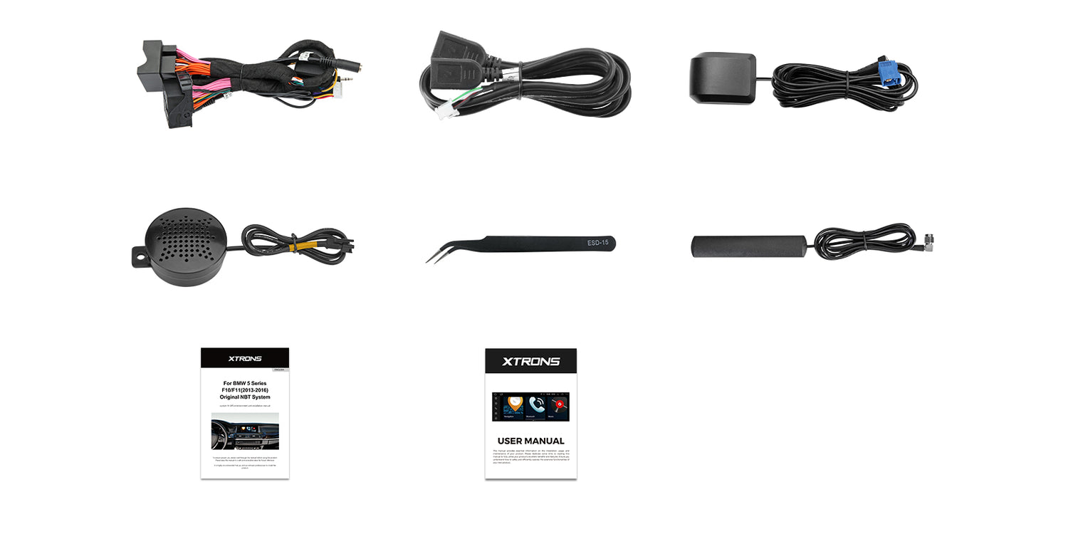 Xtrons 10.25" Head Unit Display Upgrade For BMW 5 Series & M5 F10/F11 2011-2012 (CIC) | 4GB RAM & 64GB ROM