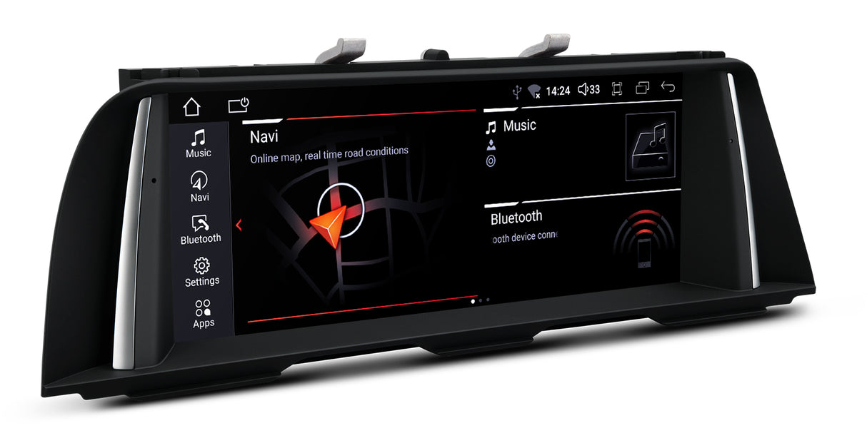 Xtrons 10.25" Head Unit Display Upgrade For BMW 5 Series/M5 F10 2013-2016 (NBT) | 4GB RAM & 64GB ROM