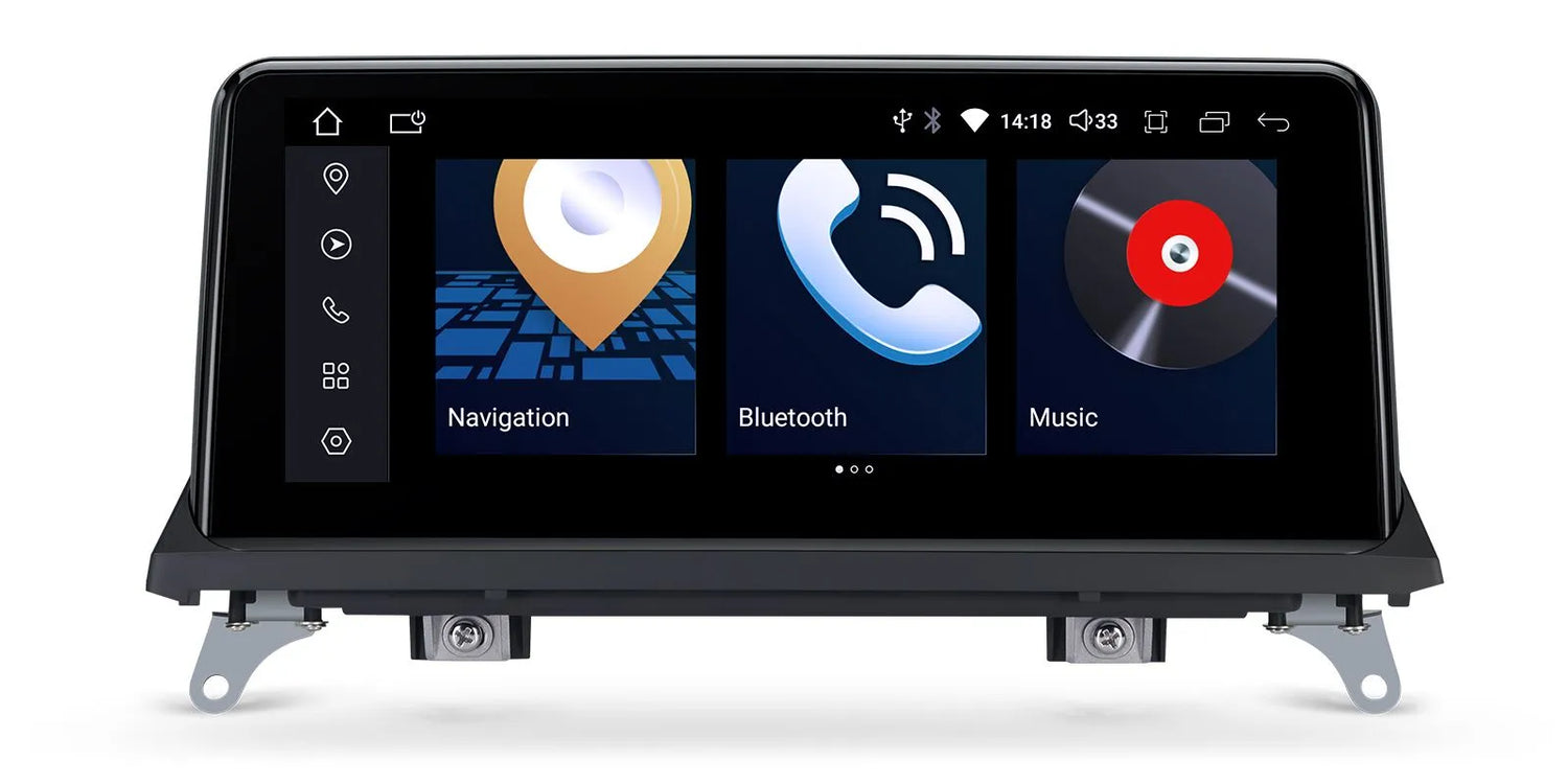 Xtrons 10.25" Head Unit Display Upgrade For BMW X5/X6/M E70/E71 2011-2013 (CIC) | 4GB RAM & 64GB ROM