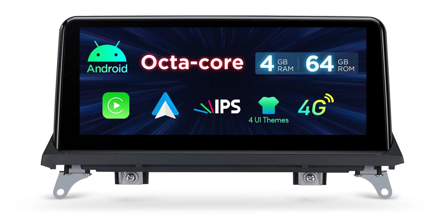 Xtrons 10.25" Head Unit Display Upgrade For BMW X5/X6/M E70/E71 2011-2013 (CIC) | 4GB RAM & 64GB ROM