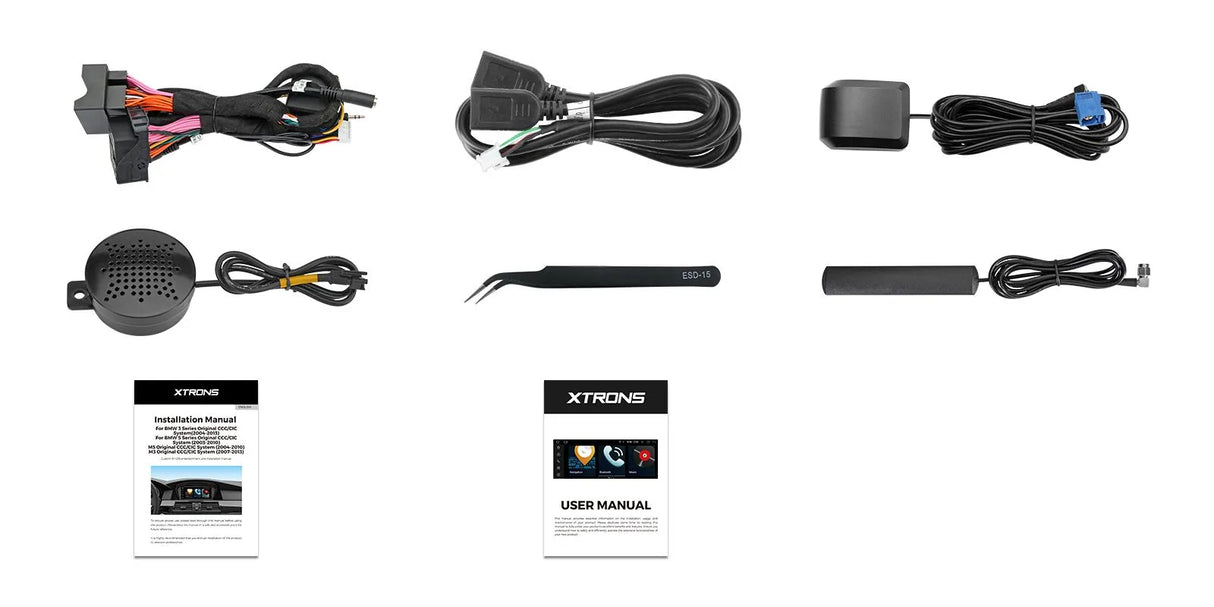 Xtrons 8.8" Head Unit Display Upgrade For BMW 3/5 Series & M3/M5 E9X/E6X 2009-2012 (CIC) | 4GB RAM & 64GB ROM