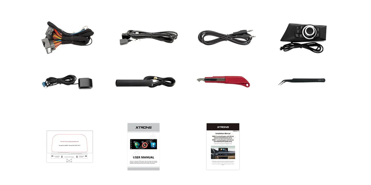 Xtrons 10.25" Head Unit Display Upgrade For BMW E8X 1 series 2006-2012 (No Original Display) | 2GB RAM & 32GB ROM