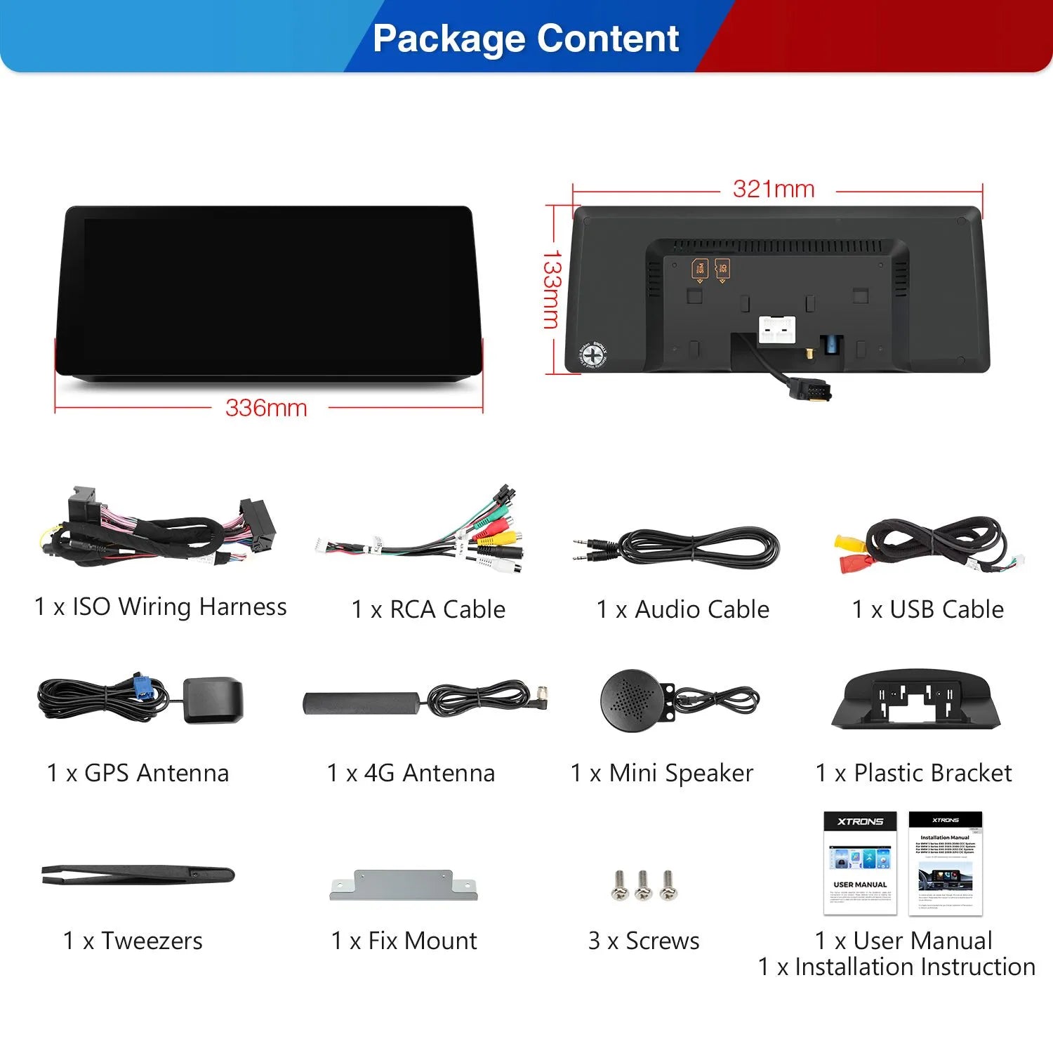 Xtrons Q Series 12.3" Head Unit Display Upgrade For BMW 5 Series/M5 E60 2005-2008 (CCC) | 8GB RAM & 128GB ROM