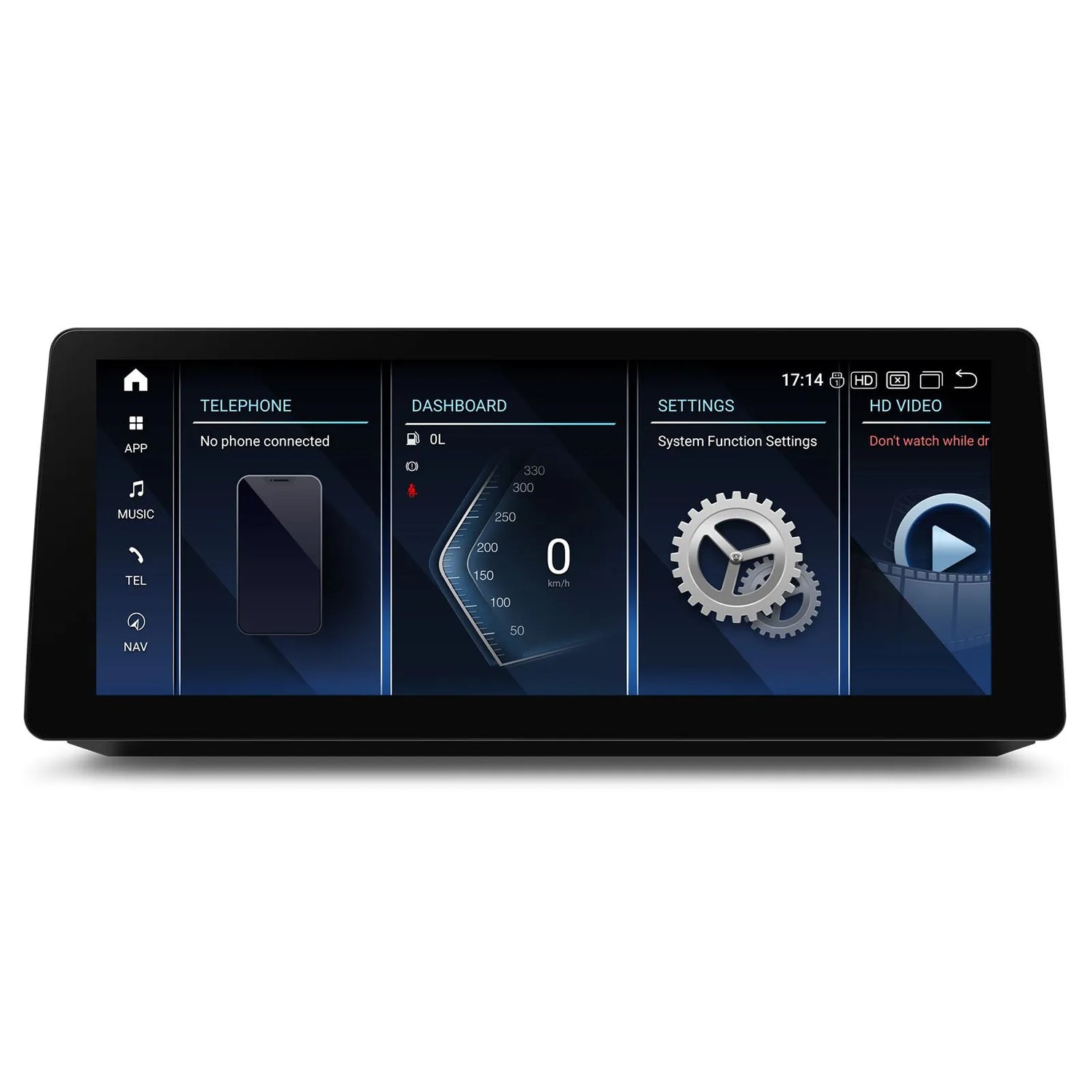 Xtrons Q Series 12.3" Head Unit Display Upgrade For BMW 5 Series/M5 E60 2009-2012 (CIC) | 8GB RAM & 128GB ROM