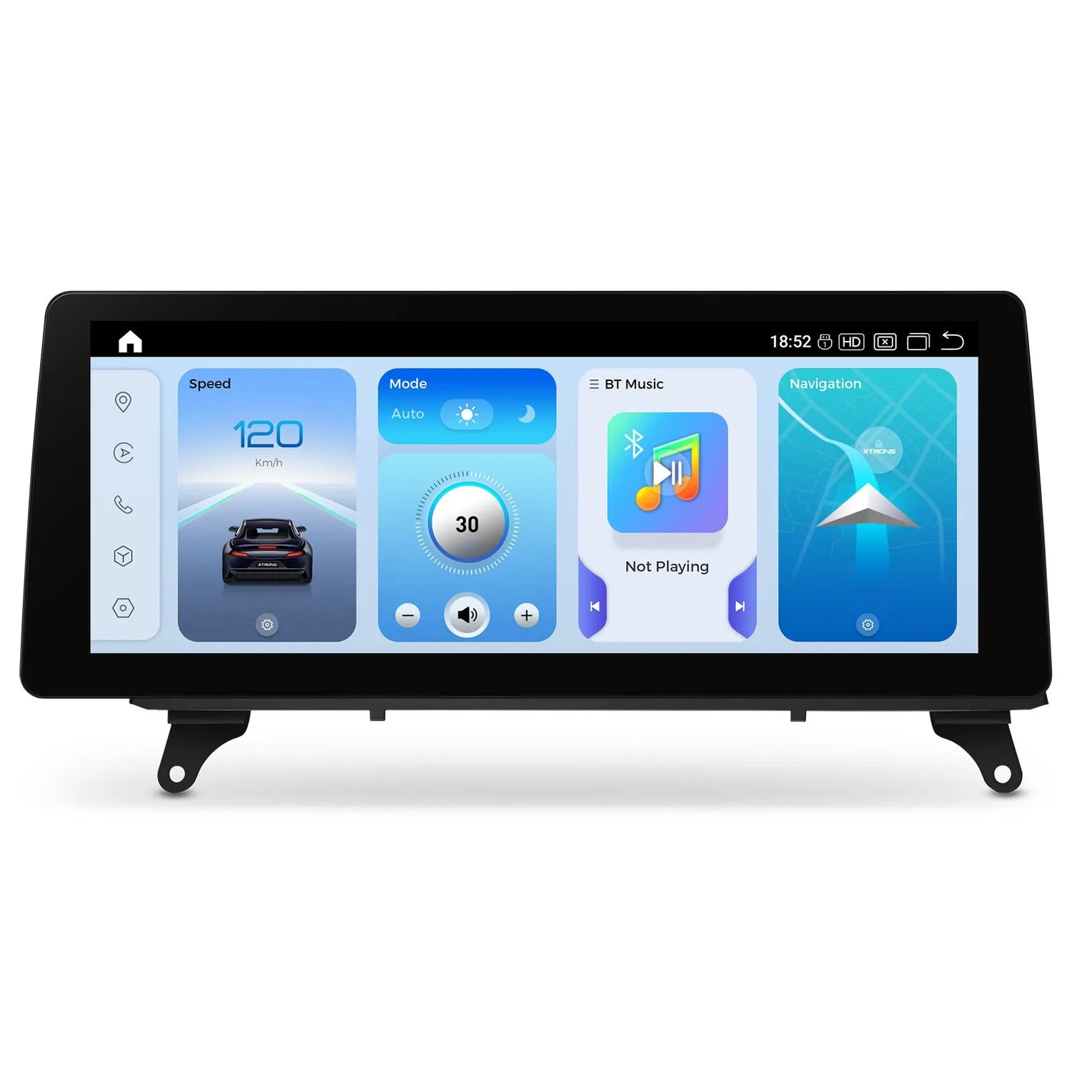 Xtrons Q Series 12.3" Head Unit Display Upgrade For BMW X5/X6/M E70/E71 2007-2010 (CCC) | 8GB RAM & 128GB ROM